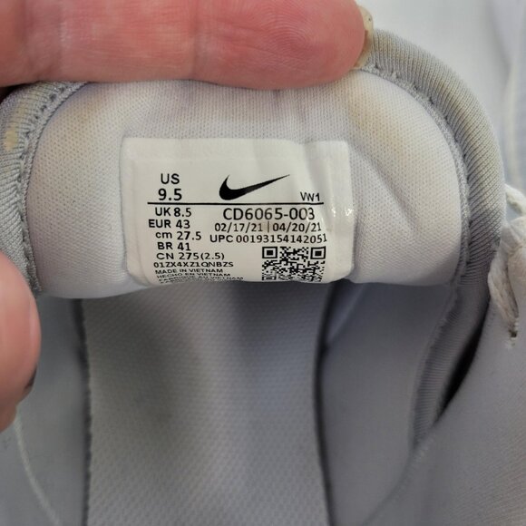 Nike Mens Size 9.5 Roshe G Golf Shoes Pure Platinum Gray Spikeless CD6065-003 - Picture 8 of 8